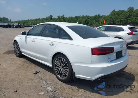 2016 Audi A6 3.0T Premium Plus из США, поврежденный, VIN WAUFGAFC6GN163954